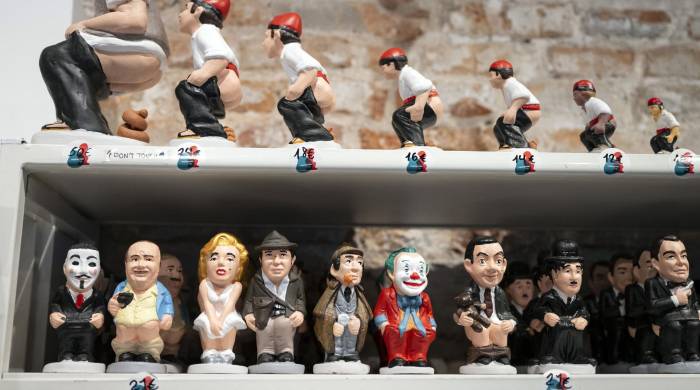 El esplendor del pastor ‘caganer’, la estrella de los pesebres catalanes El esplendor del pastor ‘caganer’, la estrella de los pesebres catalanes