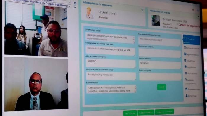 Mediante una videollamada los especialista contactarán a sus pacientes. Mediante una videollamada los especialista contactarán a sus pacientes.