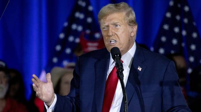 Foto de archivo del ex presidente de EE.UU. Donald Trump Foto de archivo del ex presidente de EE.UU. Donald Trump