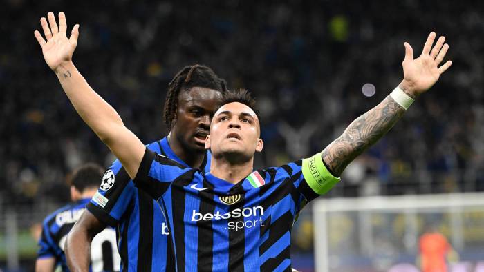 El delantero del Inter Milan Lautaro Martínez. El delantero del Inter Milan Lautaro Martínez.