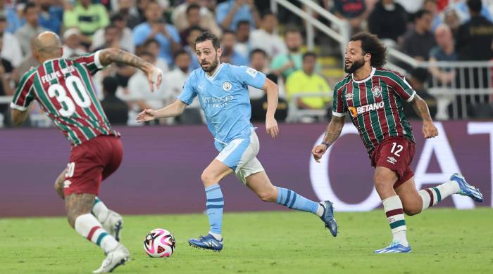 Bernardo Silva durante la final del Mundial de Clubes de la FIFA. Bernardo Silva durante la final del Mundial de Clubes de la FIFA.