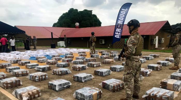 Panamá decomisa casi ocho toneladas de droga en operativos en el Pacífico Panamá decomisa casi ocho toneladas de droga en operativos en el Pacífico