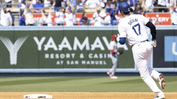 El lanzador de Los Dodgers, Shohei Ohtani. El lanzador de Los Dodgers, Shohei Ohtani.