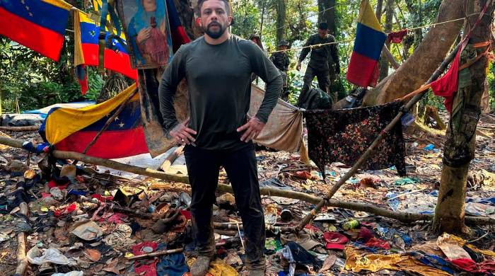 El reportero mexicano durante una cobertura en Darién. El reportero mexicano durante una cobertura en Darién.