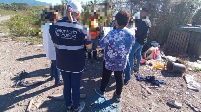 El hallazgo fue durante una gira de trabajo en la zona en la que también participó personal del Ministerio de Salud El hallazgo fue durante una gira de trabajo en la zona en la que también participó personal del Ministerio de Salud