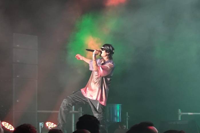 El artista venezolano Danny Ocean durante su concierto en Panamá. El artista venezolano Danny Ocean durante su concierto en Panamá.