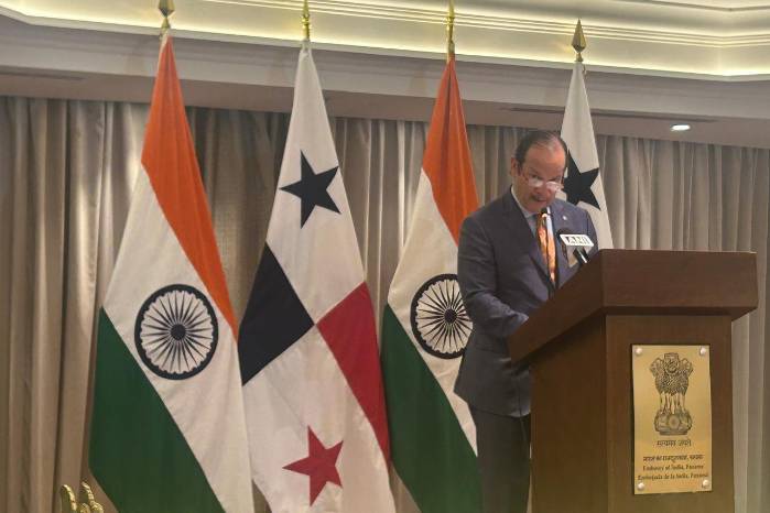 El canciller de la República, Javier Martínez-Acha, reafirmó los lazos de Panamá con la India y “la cero tolerancia” del istmo con el terrorismo. El canciller de la República, Javier Martínez-Acha, reafirmó los lazos de Panamá con la India y “la cero tolerancia” del istmo con el terrorismo.