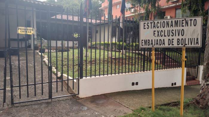 Sede de la Embajada de Bolivia en Panamá, ubicada en El Cangrejo. Sede de la Embajada de Bolivia en Panamá, ubicada en El Cangrejo.