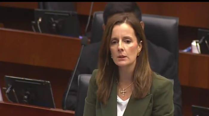 Janine Prado, diputada de la bancada independiente Vamos. Janine Prado, diputada de la bancada independiente Vamos.