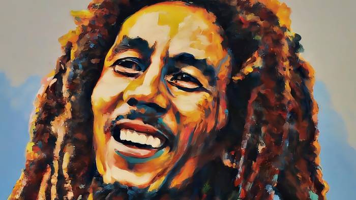 Dibujo de Bob Marley. Dibujo de Bob Marley.