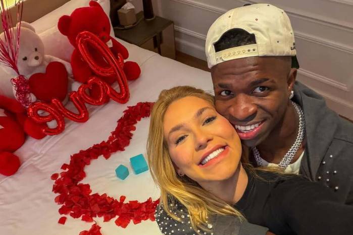 Fotografía publicada por el jugador brasileño Vinicius Jr. Fotografía publicada por el jugador brasileño Vinicius Jr.