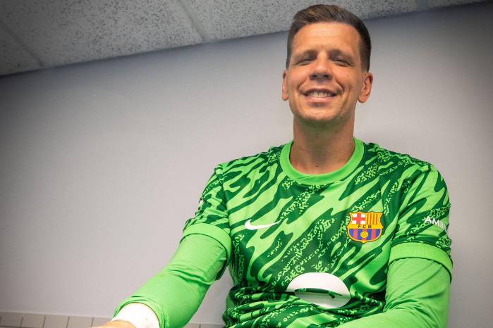 El portero del FC Barcelona, Wojciech Szczesny. El portero del FC Barcelona, Wojciech Szczesny.