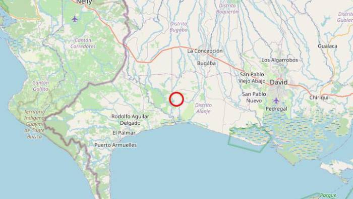 El Instituto de Geociencias de la Universidad de Panamá, informó que el evento telúrico se registró a unos 6 kilómetros de profundidad. El Instituto de Geociencias de la Universidad de Panamá, informó que el evento telúrico se registró a unos 6 kilómetros de profundidad.