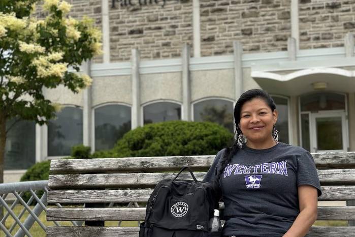 La investigadora estudia una maestría en la Western University en Canadá. La investigadora estudia una maestría en la Western University en Canadá.