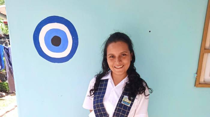 La autora Luz Rodríguez del Colegio Nuestra Señora de los Ángeles, Chiriquí. La autora Luz Rodríguez del Colegio Nuestra Señora de los Ángeles, Chiriquí.
