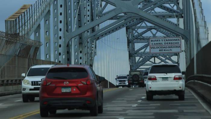 Imagen ilustrativa del tráfico por el Puente de las Américas. Imagen ilustrativa del tráfico por el Puente de las Américas.