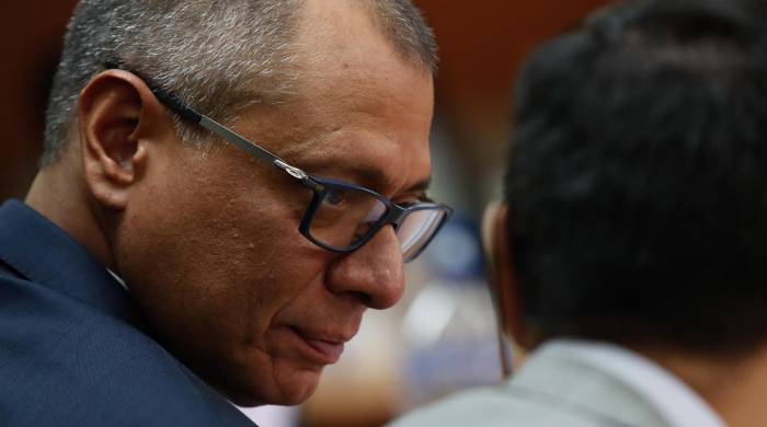 El exvicepresidente de Ecuador, Jorge Glas, en una fotografía de archivo. El exvicepresidente de Ecuador, Jorge Glas, en una fotografía de archivo.