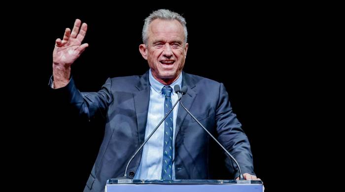 Fotografía de archivo del 14 de enero de 2024 del hasta ahora candidato independiente a la Presidencia de EE.UU. Robert F. Kennedy Jr. Fotografía de archivo del 14 de enero de 2024 del hasta ahora candidato independiente a la Presidencia de EE.UU. Robert F. Kennedy Jr.