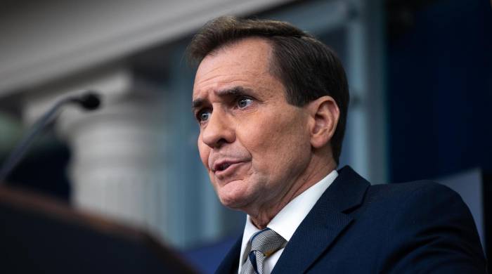 Fotografía de archivo del portavoz del Consejo de Seguridad de la Casa Blanca, John Kirby. Fotografía de archivo del portavoz del Consejo de Seguridad de la Casa Blanca, John Kirby.