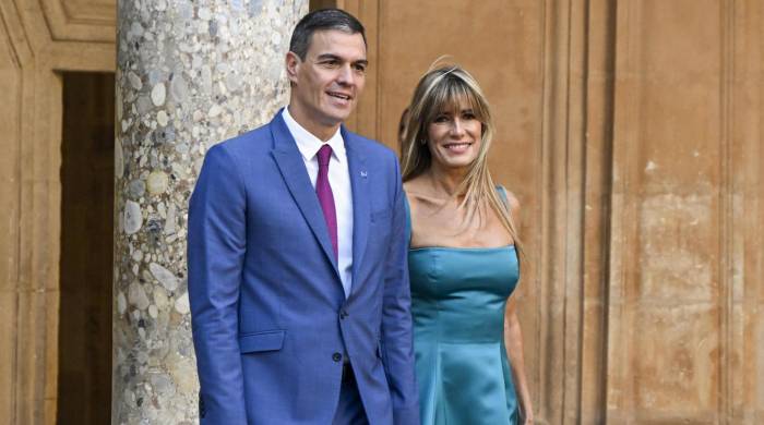 Foto archivo del presidente del Gobierno Pedro Sánchez acompañado de su esposa Begoña Gómez. Foto archivo del presidente del Gobierno Pedro Sánchez acompañado de su esposa Begoña Gómez.