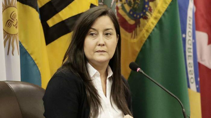 Fotografía de archivo de la exfuncionaria venezolana Rocío San Miguel Sosa en una audiencia de la Corte Interamericana de Derechos Humanos (CorteIDH), el 14 de febrero de 2017, en San José (Costa Rica). Fotografía de archivo de la exfuncionaria venezolana Rocío San Miguel Sosa en una audiencia de la Corte Interamericana de Derechos Humanos (CorteIDH), el 14 de febrero de 2017, en San José (Costa Rica).