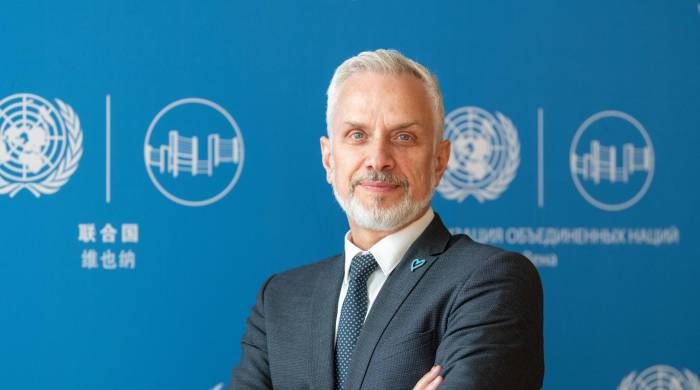 Ilias Chatzis, jefe de la sección de lucha contra la trata de personas en la Oficina de la ONU contra la Droga y el Delito (ONUDD), explica en una entrevista con EFE