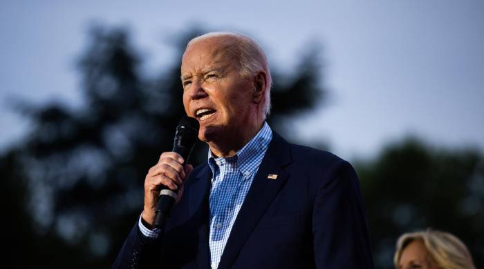 El presidente de Estados Unidos, Joe Biden, durante su discurso en la celebración del Día de la Independencia. El presidente de Estados Unidos, Joe Biden, durante su discurso en la celebración del Día de la Independencia.