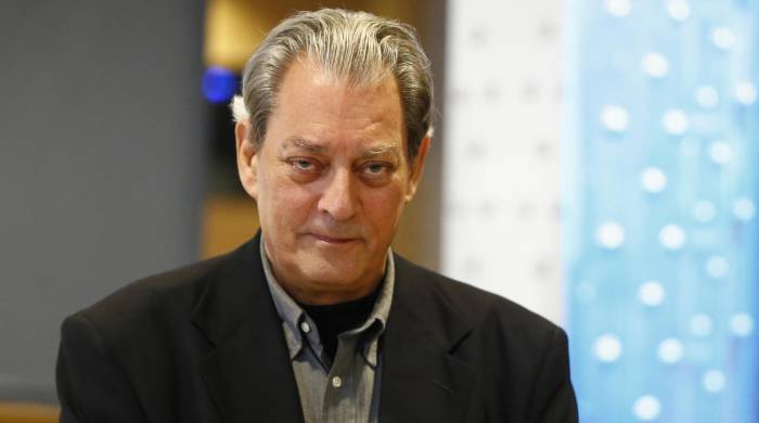 Fotografía de archivo del escritor estadounidense Paul Auster posando durante la presentación de su novela 4321, el 4 de septiembre de 2017, en Madrid. Fotografía de archivo del escritor estadounidense Paul Auster posando durante la presentación de su novela 4321, el 4 de septiembre de 2017, en Madrid.