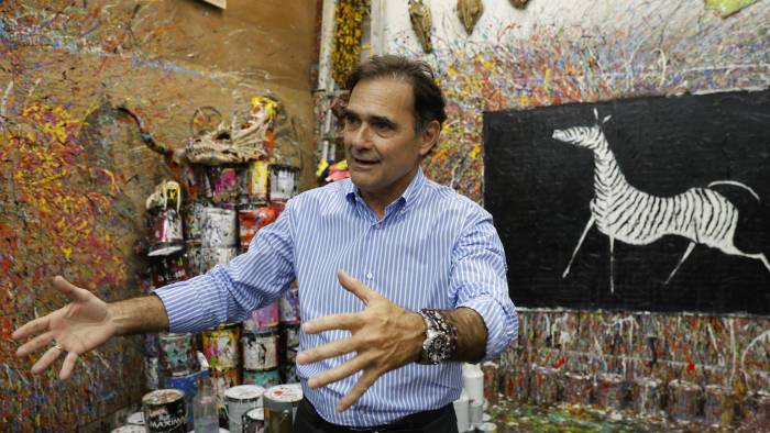 El artista panameño Eduardo Navarro. El artista panameño Eduardo Navarro.