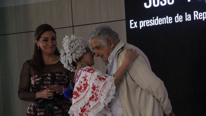 José “Pepe” Mujica durante visita a Panamá. José “Pepe” Mujica durante visita a Panamá.