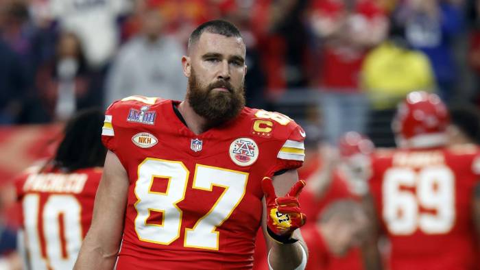 Fotografía de archivo de Travis Kelce, jugador de los Kansas City Chiefs. Fotografía de archivo de Travis Kelce, jugador de los Kansas City Chiefs.