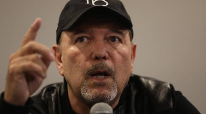 El cantante panameño y exministro de Turismo, Rubén Blades, en una fotografía de archivo, durante una rueda de prensa en Ciudad de México (México). EFE/Sáshenka Gutiérrez