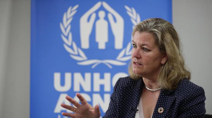 La Alta Comisionada Adjunta para los Refugiados (ACNUR), Kelly Clements, en una fotografía de archivo. La Alta Comisionada Adjunta para los Refugiados (ACNUR), Kelly Clements, en una fotografía de archivo.