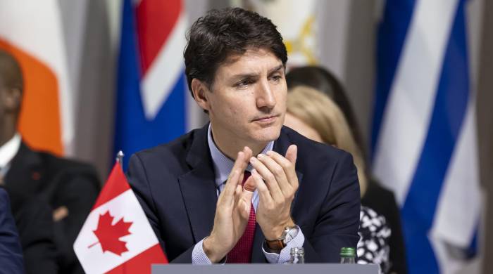 Fotografía de archivo en donde aparece el primer ministro de Canadá, Justin Trudeau. Fotografía de archivo en donde aparece el primer ministro de Canadá, Justin Trudeau.
