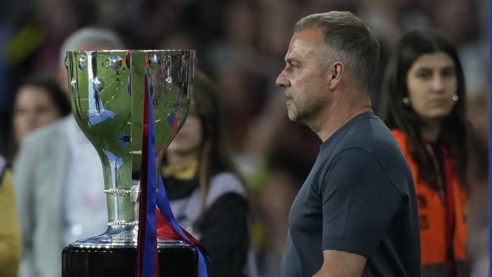 El entrenador del Barcelona Hans-Dieter Flick. El entrenador del Barcelona Hans-Dieter Flick.