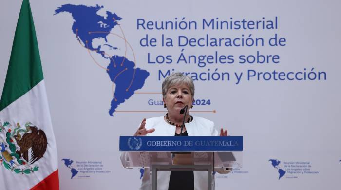 Imagen de archivo de la secretaria de Relaciones Exteriores de México, Alicia Bárcena. Imagen de archivo de la secretaria de Relaciones Exteriores de México, Alicia Bárcena.