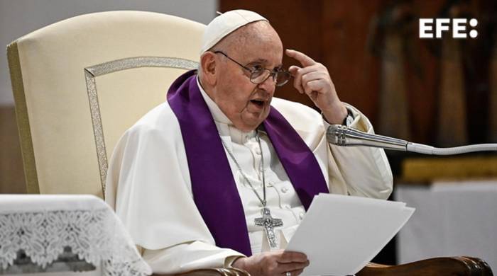 Ciudad del Vaticano.- El papa Francisco durante una misa ayer sábado en el Vaticano. Ciudad del Vaticano.- El papa Francisco durante una misa ayer sábado en el Vaticano.
