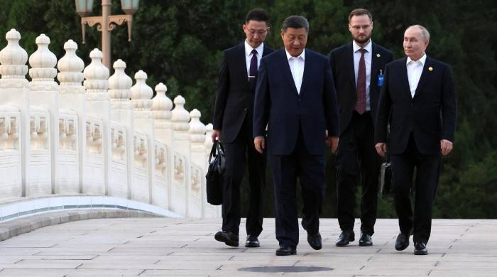 Visita del presidente ruso, Vladimir Putin, a China. Visita del presidente ruso, Vladimir Putin, a China.