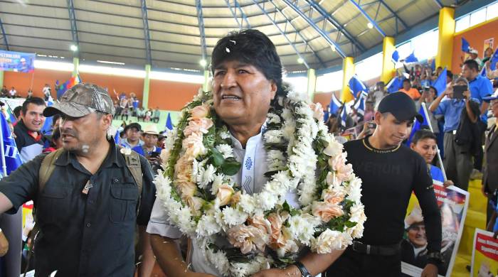 Imagen de Archivo del expresidente bolibiano Evo Morales. EFE/Jorge Abrego Imagen de Archivo del expresidente bolibiano Evo Morales. EFE/Jorge Abrego