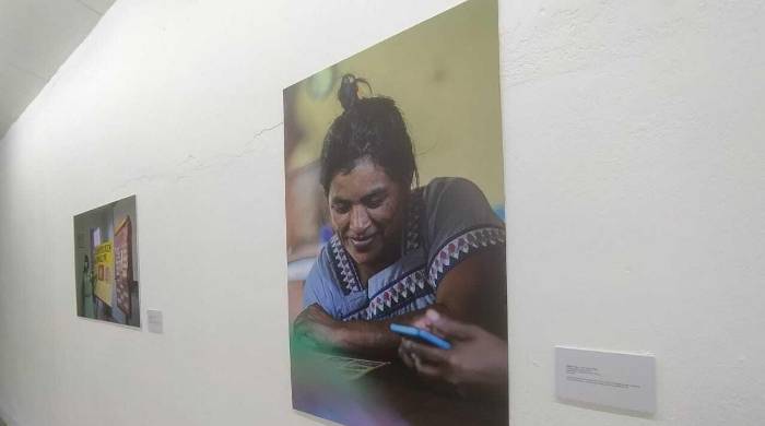 La exposición se inauguró durante el Día Mundial de la Población. La exposición se inauguró durante el Día Mundial de la Población.