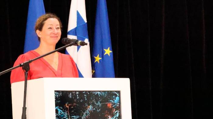 Aude De Amorim, embajadora de Francia en Panamá. Aude De Amorim, embajadora de Francia en Panamá.