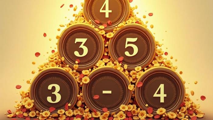 Pirámide de la Lotería para el sorteo del domingo 25 de mayo Pirámide de la Lotería para el sorteo del domingo 25 de mayo