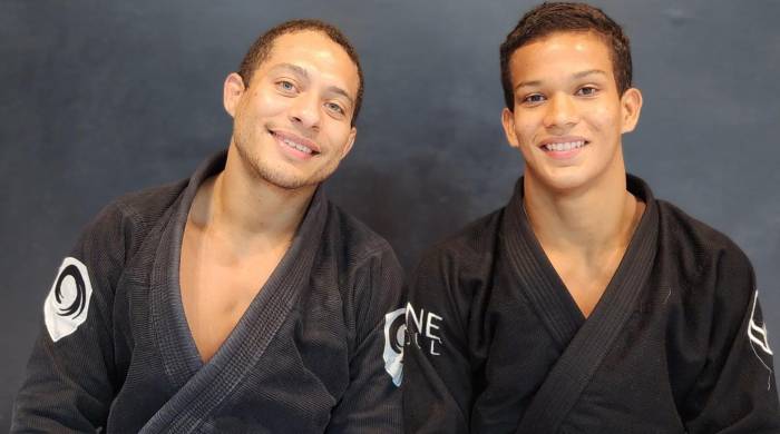 En la foto David Beluche y Lucas Goldner. En la foto David Beluche y Lucas Goldner.