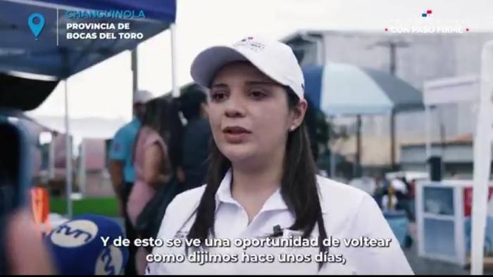 La ministra de Trabajo, Jackeline Muñoz, formo parte del equipo de negociación en la comisión de Gobierno, que fue trasladado a Bocas del Toro. La ministra de Trabajo, Jackeline Muñoz, formo parte del equipo de negociación en la comisión de Gobierno, que fue trasladado a Bocas del Toro.