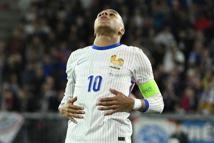 Kylian Mbappé, delantero de la selección francesa. Kylian Mbappé, delantero de la selección francesa.