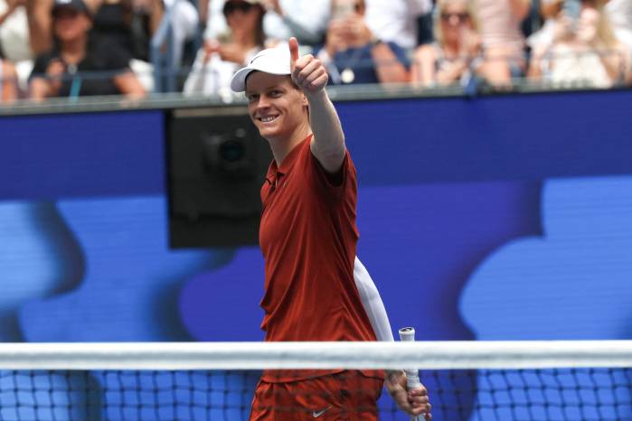 El tenista Jannik Sinner, durante el US Open. El tenista Jannik Sinner, durante el US Open.