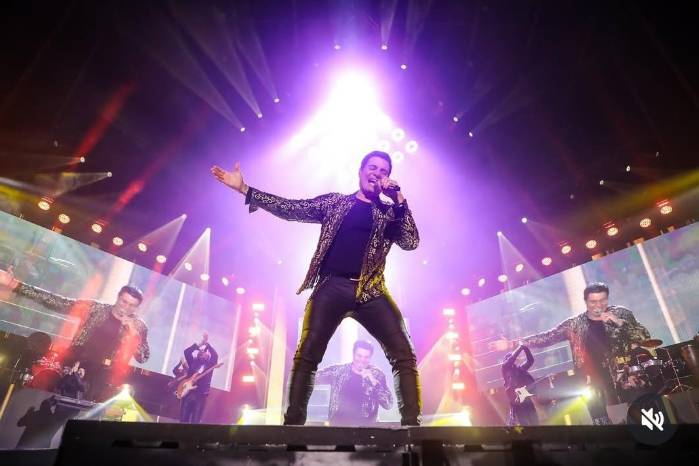 El artistas Chayanne en su gira Bailemos otra vez. El artistas Chayanne en su gira Bailemos otra vez.