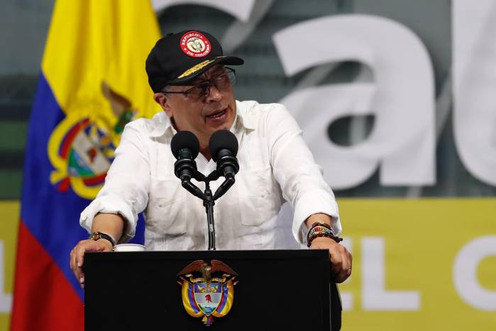 Foto de archivo del presidente de Colombia Gustavo Petro. Foto de archivo del presidente de Colombia Gustavo Petro.