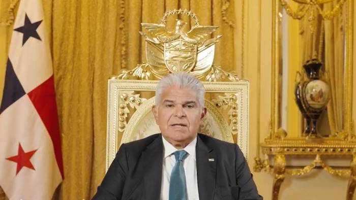 Presidente Mulino durante el discurso a la Nación donde defendió reformas a la Caja de Seguro Social. Presidente Mulino durante el discurso a la Nación donde defendió reformas a la Caja de Seguro Social.