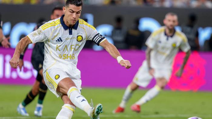 El delantero portugués del Al-Nassr, Cristiano Ronaldo. El delantero portugués del Al-Nassr, Cristiano Ronaldo.